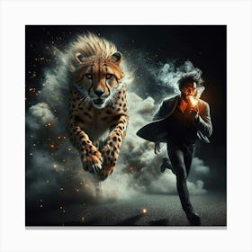 Bachelor pad art Canvas Print