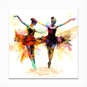 Dances - Ballerinas Canvas Print