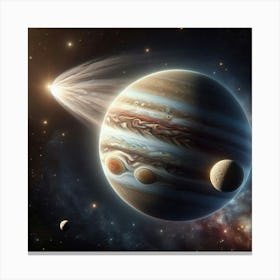 Jupiter And Planets Canvas Print