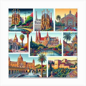 Barcelona 2 Canvas Print