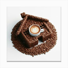 House Of Coffee Canvas Print