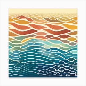 Ocean Waves 1 Canvas Print