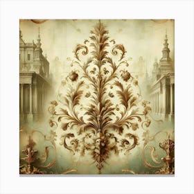 Ornate Wallpaper 1 Canvas Print