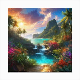 Tropical Paradise 13 Canvas Print