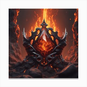 Crown Of Fire Canvas Print