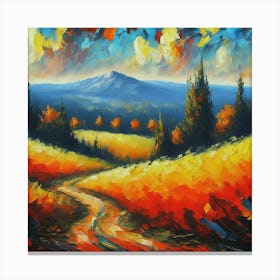 Mountain Road Canvas Print