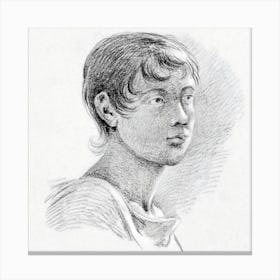 Portrait Of A Boy, Jean Bernard Canvas Print