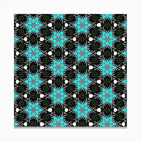 Pattern Design Scrapbooking Colorful Stars Canvas Print