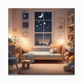 Child'S Bedroom Canvas Print