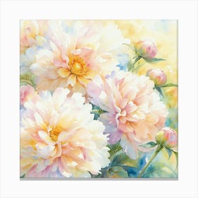 Peonies 5 Canvas Print