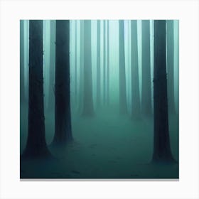 Foggy Forest 3 Canvas Print