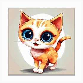 Cute Kitten 1 Canvas Print