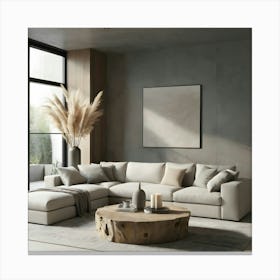 Modern Living Room 135 Canvas Print