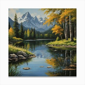 Saskatchewan River Canvas Print