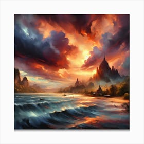 Tempestuous Beauty 15 1 Canvas Print