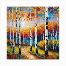 Birch Trees 14 Canvas Print