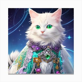 Cat In A Costume 3 Canvas Print