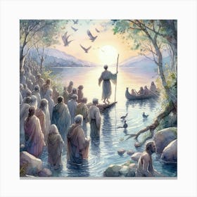 Baptism Of Jesus 3 Canvas Print