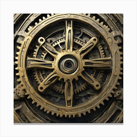 Steampunk Background 8 Canvas Print