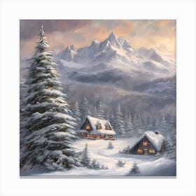 large christmas wall art easy christmas wall hanging Canvas Print