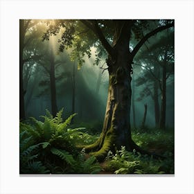 Dark Forest Canvas Print