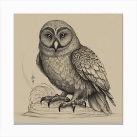 Barn Owl Canvas Print