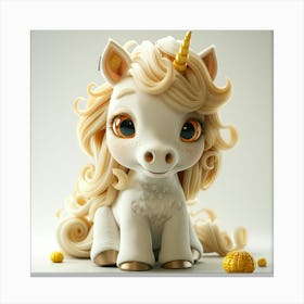 Radiant Unicorn 1 Canvas Print