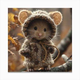 Cute Little Mouse Canvas Print
