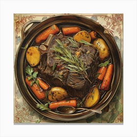 Savory Pot Roast 1 Canvas Print