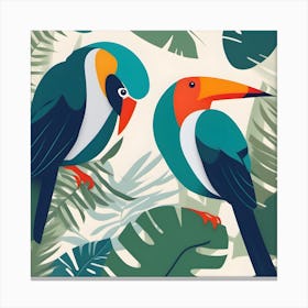 Toucans In The Jungle 1 Canvas Print