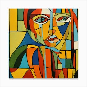 "Cubist art." Canvas Print