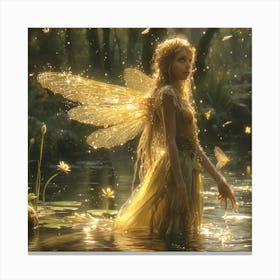 Fairy In The Water 1 Canvas Print
