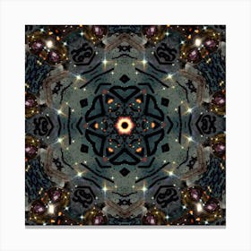 Ouija Abstract Mandala Canvas Print