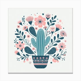 A Cactus tree 4 Canvas Print