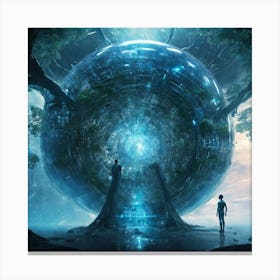 Sphere Of Light 1 Canvas Print