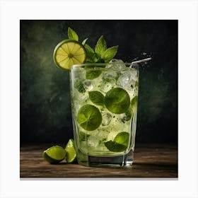 Mojito Cocktail Canvas Print