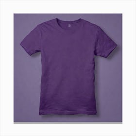 Purple T - Shirt 5 Canvas Print