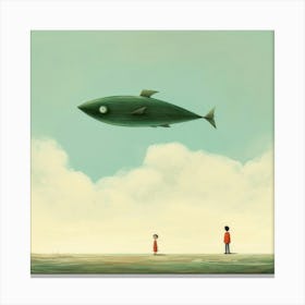 Fish In The Sky 1 Canvas Print