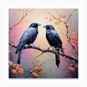 Crows 2 Canvas Print