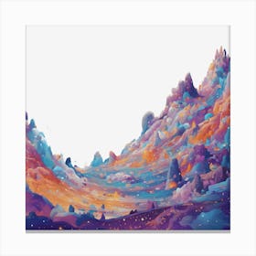 Abstract Landscape Canvas Print