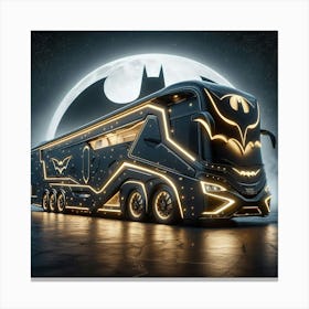 Batman Bus 1 Canvas Print