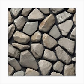 Realistic Stone Flat Surface For Background Use Trending On Artstation Sharp Focus Studio Photo (5) Canvas Print