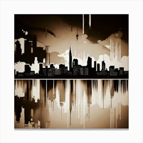 New York City Skyline 77 Canvas Print