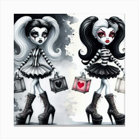 Monster High Girls Canvas Print