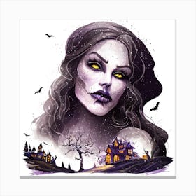 Halloween Girl  Canvas Print