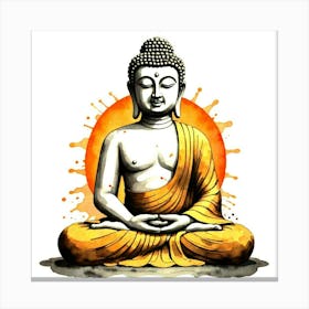 Buddha 4 Canvas Print