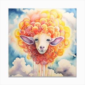Sheep In The Sky Canvas Print