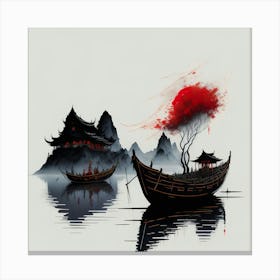 Asia Ink Painting (89) Canvas Print