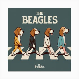 The Beagles Canvas Print