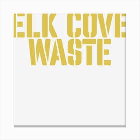 Elk Cove Waste Canvas Print